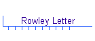 Rowley Letter